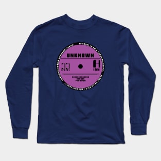 Purple Vinyl Retro Record Long Sleeve T-Shirt